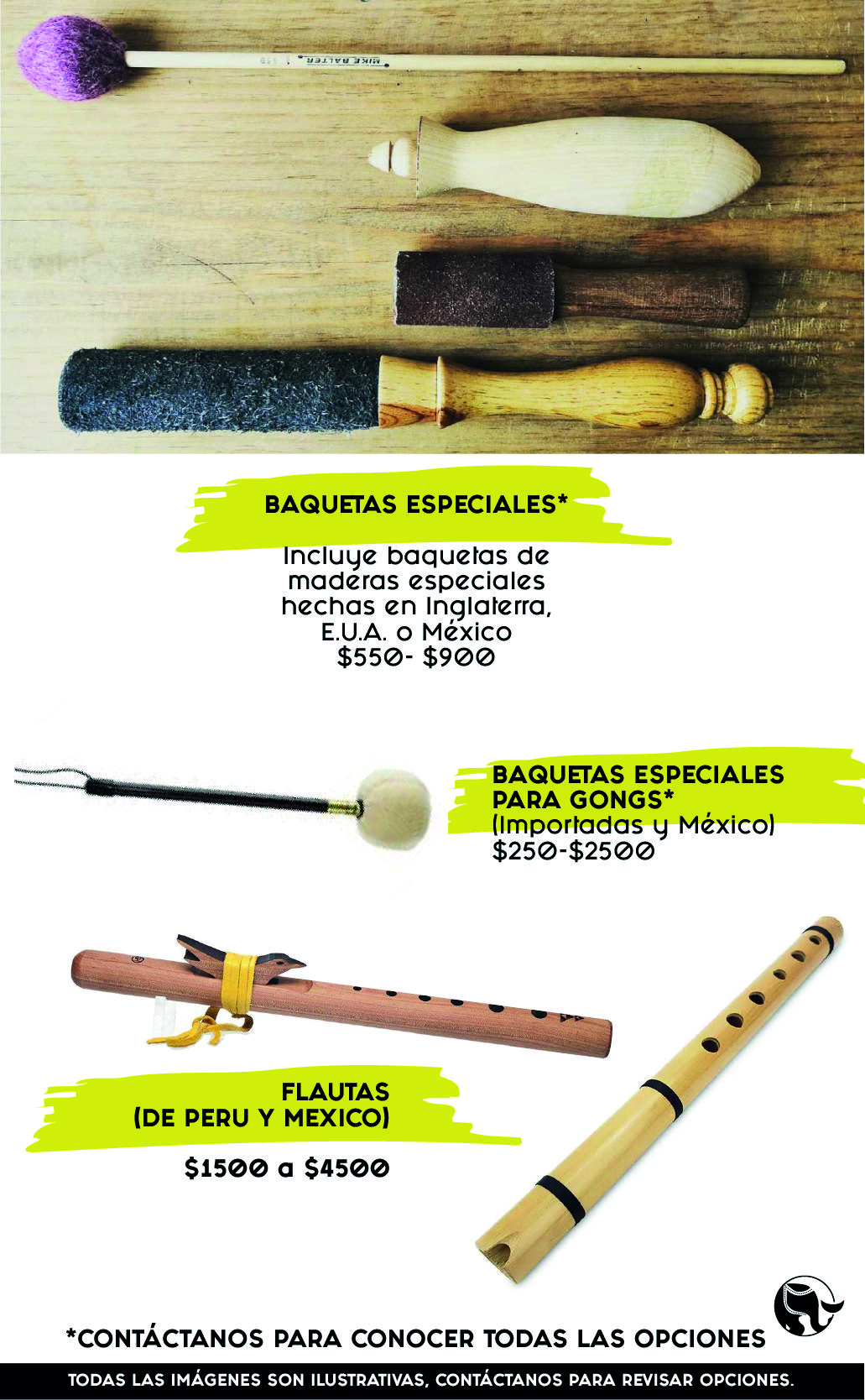 Baquetas Especiales